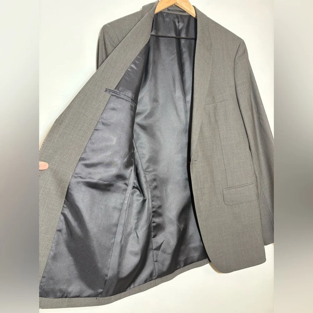 THEORY Gray Wool 2-Button Blazer Jacket Men's Size 40R